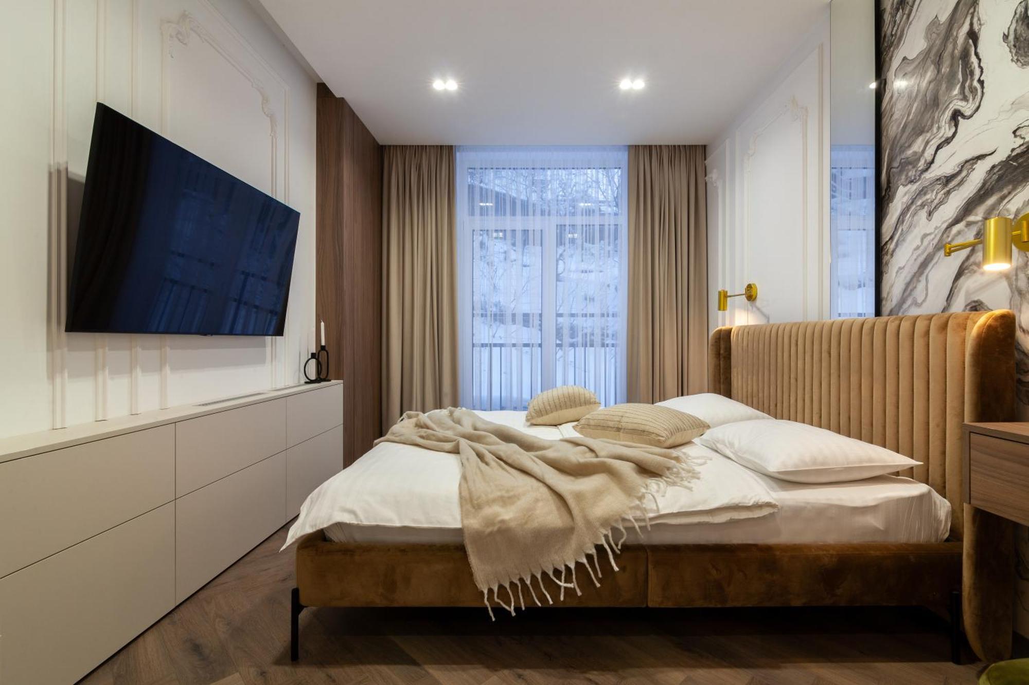 Apartment Shevchenko St.,New Building Львов Экстерьер фото